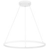 Access Lighting Anello, Dual Voltage LED Pendant, Matte White Finish, Acrylic Lens 52068LEDD-MWH/ACR